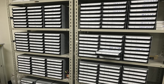 人體生物資料庫儲存室(一)蠟塊儲存盒