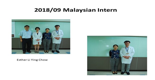 2018/09 Malaysian Intern��