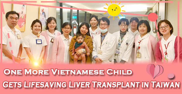 A Vietnamese baby named BunBun was diagnosed with biliary atresia after birth. Two months later��