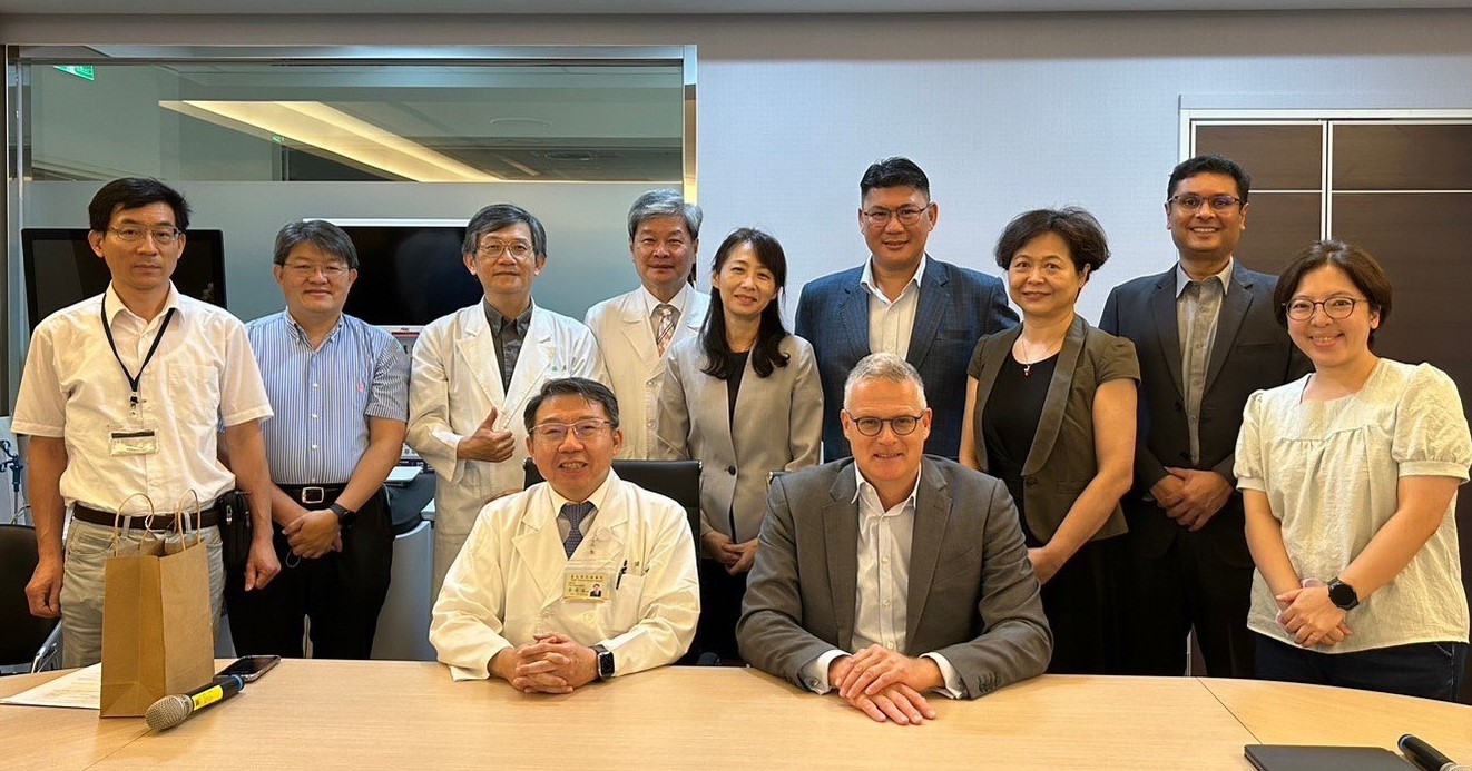 Marcus Schabacker, MD, PhD, President and Chief Executive Officer of the ECRI, visited Taipei Veterans Hospital on July 25, 2023.��