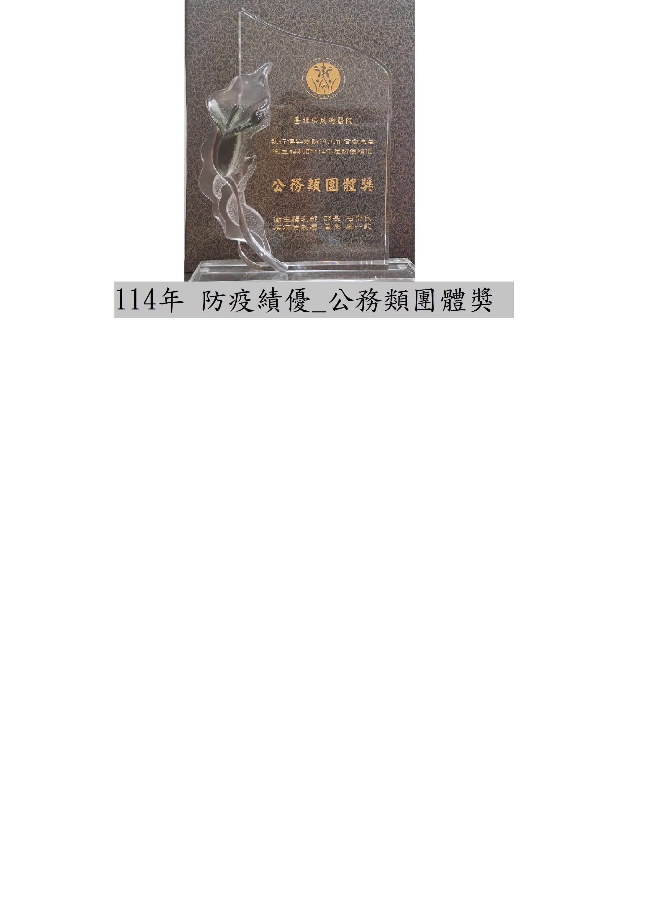 114年防疫績優_公務類團體獎��